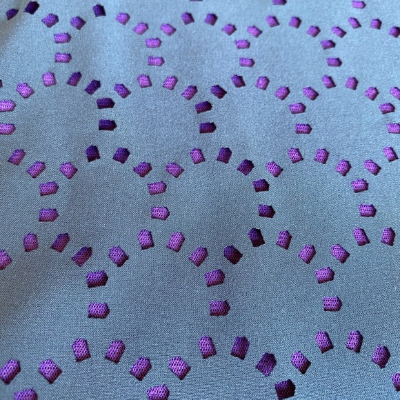 GREY/PURPLE Title Nine Nimblene Illusion Laser Cut Dress XS - Picture 7 of 9